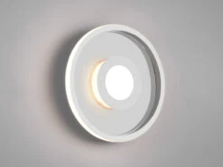 Trio Leuchten LED Deckenleuchte ASCARI, Rund, Silber Chrom, Ø 30cm, Dimmbar, IP44 -Bestes Beleuchtungs Geschäft led deckenleuchte ascari rund silber chrom 30cm di 7