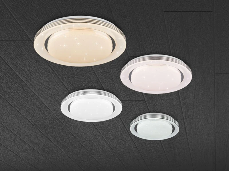 Reality Leuchten LED Deckenleuchte ATRIA Fernbedienung, Dimmbar Sternenhimmel, Weiß Ø38cm 11 Reality Leuchten LED Deckenleuchte ATRIA Fernbedienung, Dimmbar Sternenhimmel, Weiß Ø38cm – Bild 9