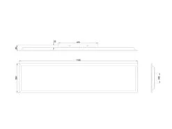 Reality Leuchten LED Deckenleuchte BETA Mit Fernbedienung Und RGBW Farbwechsler, Breite 119cm -Bestes Beleuchtungs Geschäft led deckenleuchte beta mit fernbedienung und rgbw 1 18