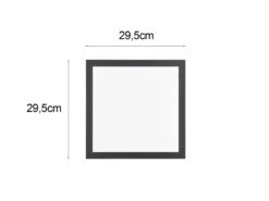 Reality Leuchten LED Deckenleuchte BETA Mit Fernbedienung Und RGBW Farbwechsler, 29 X 29cm -Bestes Beleuchtungs Geschäft led deckenleuchte beta mit fernbedienung und rgbw 1 3