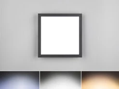 Reality Leuchten LED Deckenleuchte BETA Mit Fernbedienung Und RGBW Farbwechsler, 29 X 29cm -Bestes Beleuchtungs Geschäft led deckenleuchte beta mit fernbedienung und rgbw 1 4