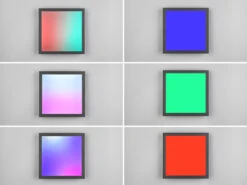 Reality Leuchten LED Deckenleuchte BETA Mit Fernbedienung Und RGBW Farbwechsler, 29 X 29cm -Bestes Beleuchtungs Geschäft led deckenleuchte beta mit fernbedienung und rgbw 1 5