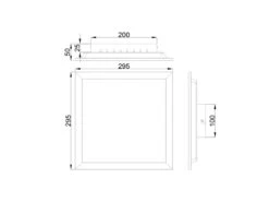 Reality Leuchten LED Deckenleuchte BETA Mit Fernbedienung Und RGBW Farbwechsler, 29 X 29cm -Bestes Beleuchtungs Geschäft led deckenleuchte beta mit fernbedienung und rgbw 1 8