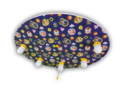 Niermann LED Deckenleuchte Blau 71x53cm Zugschalter Für Schlummerlicht - Die Super Hunde -Bestes Beleuchtungs Geschäft led deckenleuchte blau 71x53cm zugschalter fuer sc 2