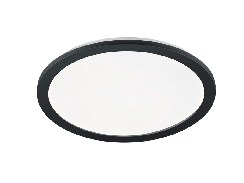 Trio Leuchten LED Deckenleuchte CAMILLA Schwarz Matt Mit Switch Dimmer, Ø 40cm IP44 4 Trio Leuchten LED Deckenleuchte CAMILLA Schwarz Matt Mit Switch Dimmer, Ø 40cm IP44 – Bild 2