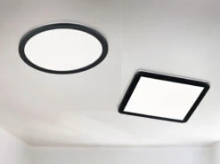 Trio Leuchten LED Deckenleuchte CAMILLA Schwarz Matt Mit Switch Dimmer, Ø 40cm IP44 16 Trio Leuchten LED Deckenleuchte CAMILLA Schwarz Matt Mit Switch Dimmer, Ø 40cm IP44 -Bestes Beleuchtungs Geschäft led deckenleuchte camilla schwarz matt mit switch 1 5