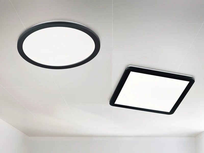 Trio Leuchten LED Deckenleuchte CAMILLA Schwarz Matt Mit Switch Dimmer, Ø 40cm IP44 8 Trio Leuchten LED Deckenleuchte CAMILLA Schwarz Matt Mit Switch Dimmer, Ø 40cm IP44 – Bild 6