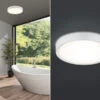 Trio Leuchten LED Deckenleuchte CLARIMO In Weiß Ø 33cm, IP44 - Badlampen