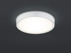 Trio Leuchten LED Deckenleuchte CLARIMO In Weiß Ø 33cm, IP44 - Badlampen -Bestes Beleuchtungs Geschäft led deckenleuchte clarimo in weiss 33cm ip44 badla 2
