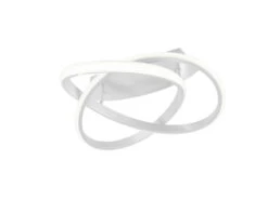 Reality Leuchten LED Deckenleuchte COURSE Weiß, Stufen Dimmer Ø45cm, 4000 Kelvin Neutralweiß -Bestes Beleuchtungs Geschäft led deckenleuchte course weiss stufen dimmer 45cm 1 1