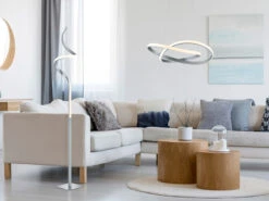 Reality Leuchten LED Deckenleuchte COURSE Weiß, Stufen Dimmer Ø45cm, 4000 Kelvin Neutralweiß -Bestes Beleuchtungs Geschäft led deckenleuchte course weiss stufen dimmer 45cm 1 4