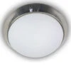 Niermann LED Deckenleuchte / Deckenschale, Opalglas Matt, Dekorring Nickel Matt, Ø 35cm -Bestes Beleuchtungs Geschäft led deckenleuchte deckenschale opalglas matt dekor 4