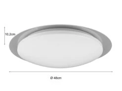 Trio Leuchten LED Deckenleuchte FRODENO Fernbedienung Dimmbar Sternenhimmel Farbwechsel Ø48cm -Bestes Beleuchtungs Geschäft led deckenleuchte frodeno fernbedienung dimmbar st 3