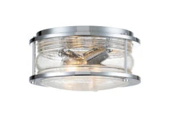 MeineWunschleuchte LED Deckenleuchte In Chrom Für Badezimmer & Wohnraum, Ø30,5cm -Bestes Beleuchtungs Geschäft led deckenleuchte in chrom fuer badezimmer wohnrau 1