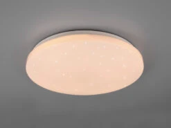 Reality Leuchten LED Deckenleuchte KIRA Fernbedienung Dimmbar Sternenhimmel Farbwechsel, Ø38cm -Bestes Beleuchtungs Geschäft led deckenleuchte kira fernbedienung dimmbar stern 3