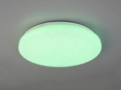 Reality Leuchten LED Deckenleuchte KIRA Fernbedienung Dimmbar Sternenhimmel Farbwechsel, Ø38cm -Bestes Beleuchtungs Geschäft led deckenleuchte kira fernbedienung dimmbar stern 4