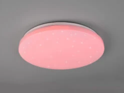 Reality Leuchten LED Deckenleuchte KIRA Fernbedienung Dimmbar Sternenhimmel Farbwechsel, Ø38cm -Bestes Beleuchtungs Geschäft led deckenleuchte kira fernbedienung dimmbar stern 5