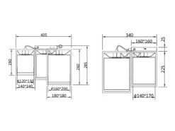 MeineWunschleuchte LED Deckenleuchte Metall Mit Drei Stoffschirmen Breite 40cm -Bestes Beleuchtungs Geschäft led deckenleuchte metall mit drei stoffschirmen br 4
