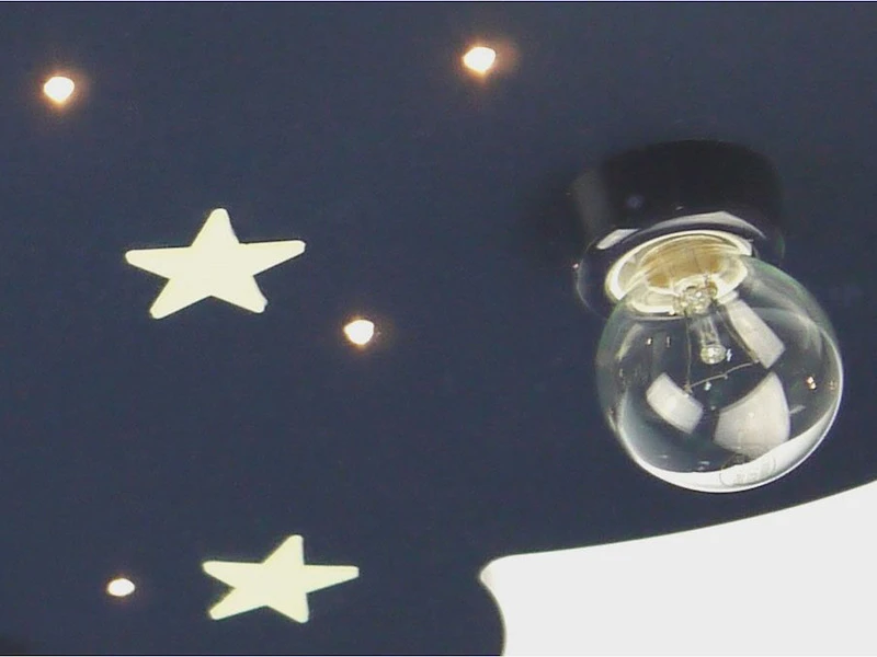 Niermann LED Deckenleuchte Mit Fluoreszierenden Sternen & Schlummerlicht, WOLKE XXL 4 Niermann LED Deckenleuchte Mit Fluoreszierenden Sternen & Schlummerlicht, WOLKE XXL – Bild 2