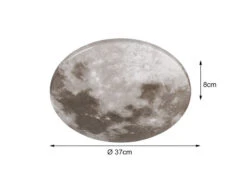 Reality Leuchten LED Deckenleuchte MOONIKA Mondcover In Weiß Ø37cm, IP44 Badlampe -Bestes Beleuchtungs Geschäft led deckenleuchte moonika mondcover in weiss 37cm 1 3