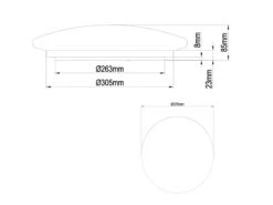 Reality Leuchten LED Deckenleuchte MOONIKA Mondcover In Weiß Ø37cm, IP44 Badlampe -Bestes Beleuchtungs Geschäft led deckenleuchte moonika mondcover in weiss 37cm 1 7