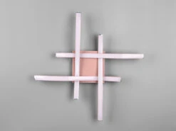 Reality Leuchten LED Deckenleuchte ROUTE 4 Flammig Metall Roségold 46x46cm Neutralweiß -Bestes Beleuchtungs Geschäft led deckenleuchte route 4 flammig metall rosgold 4 6