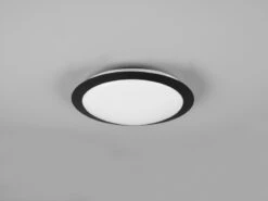 Trio Leuchten LED Deckenleuchte UMBERTO In Schwarz Ø 29cm, IP44 - Badlampen -Bestes Beleuchtungs Geschäft led deckenleuchte umberto in schwarz 29cm ip44 bad 6