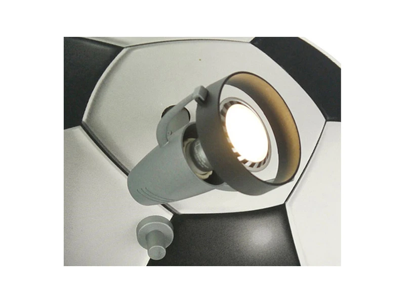 Niermann LED Deckenstrahler FUSSBALL 3flammig, Spots Schwenkbar, Fussball-Strahler 5 Niermann LED Deckenstrahler FUSSBALL 3flammig, Spots Schwenkbar, Fussball-Strahler – Bild 3