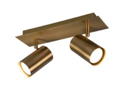 MeineWunschleuchte LED Deckenstrahler In Altmessing 2-flammig Spots Schwenkbar -Bestes Beleuchtungs Geschäft led deckenstrahler in altmessing 2 flammig spots s 1