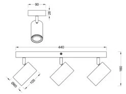 MeineWunschleuchte LED Deckenstrahler In Weiß Mit Holz 3-flammig Spots Schwenkbar -Bestes Beleuchtungs Geschäft led deckenstrahler in weiss mit holz 3 flammig spo 4