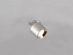 MeineWunschleuchte LED Deckenstrahler Silber 1 Spot Schwenkbar Dimmbar Ø 9cm -Bestes Beleuchtungs Geschäft led deckenstrahler silber 1 spot schwenkbar dimmba 5