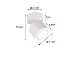 Trio Leuchten LED Deckenstrahler TAURUS 1 Flammig Weiß Spot Schwenkbar -Bestes Beleuchtungs Geschäft led deckenstrahler taurus 1 flammig weiss spot sch 2