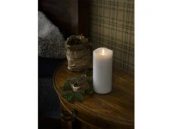 Konstsmide LED Duftkerze Mit 6h Timer, Flackernd, Ø 9cm, Höhe 18cm, Batteriebetrieb -Bestes Beleuchtungs Geschäft led duftkerze mit 6h timer flackernd 9cm hoehe 18c 6