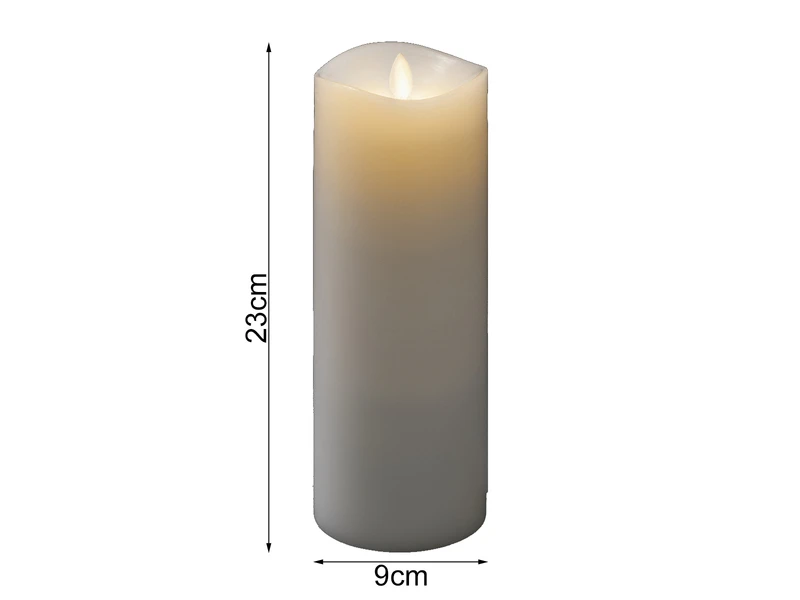 Konstsmide LED Duftkerze Mit 6h Timer, Flackernd, Ø 9cm, Höhe 23cm, Batteriebetrieb 6 Konstsmide LED Duftkerze Mit 6h Timer, Flackernd, Ø 9cm, Höhe 23cm, Batteriebetrieb – Bild 4