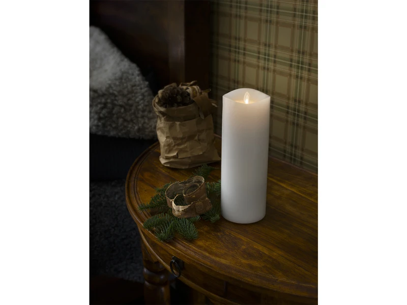 Konstsmide LED Duftkerze Mit 6h Timer, Flackernd, Ø 9cm, Höhe 23cm, Batteriebetrieb 9 Konstsmide LED Duftkerze Mit 6h Timer, Flackernd, Ø 9cm, Höhe 23cm, Batteriebetrieb – Bild 7