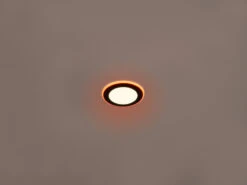 Trio Leuchten LED Einbaustrahler ARGUS Fernbedienung Farbwechsel Dimmbar Ø8cm Schwarz -Bestes Beleuchtungs Geschäft led einbaustrahler argus fernbedienung farbwechsel 5