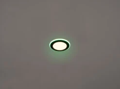 Trio Leuchten LED Einbaustrahler ARGUS Fernbedienung Farbwechsel Dimmbar Ø8cm Schwarz -Bestes Beleuchtungs Geschäft led einbaustrahler argus fernbedienung farbwechsel 7