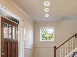 Trio Leuchten LED Einbaustrahler Rund 4er Set Ø 8,5cm Schwenkbar Dimmbar Weiß Matt 5,5W -Bestes Beleuchtungs Geschäft led einbaustrahler rund 4er set 85cm schwenkbar di 17