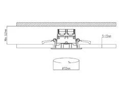 Trio Leuchten LED Einbaustrahler Rund 4er Set Ø 8,5cm Schwenkbar Dimmbar Schwarz Matt 5,5W -Bestes Beleuchtungs Geschäft led einbaustrahler rund 4er set 85cm schwenkbar di 5
