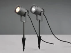 MeineWunschleuchte LED Gartenstrahler 2er SET Schwenkbar Mit Erdspieß & 5m Anschlußkabel 12 MeineWunschleuchte LED Gartenstrahler 2er SET Schwenkbar Mit Erdspieß & 5m Anschlußkabel -Bestes Beleuchtungs Geschäft led gartenstrahler 2er set schwenkbar mit erdspies 2