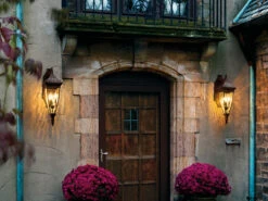 MeineWunschleuchte LED Große Historische Außenwand Laterne, Bronze Höhe 79cm 13 MeineWunschleuchte LED Große Historische Außenwand Laterne, Bronze Höhe 79cm -Bestes Beleuchtungs Geschäft led grosse historische aussenwand laterne bronze h 5