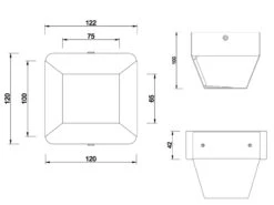 Trio Leuchten LED Holz Wandlampe ARINO Up And Down Mit Stufen Dimmer - Silber Antik 12cm -Bestes Beleuchtungs Geschäft led holz wandlampe arino up and down mit stufen di 15