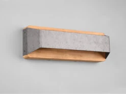 Trio Leuchten LED Holz Wandlampe ARINO Up And Down Mit Stufen Dimmer - Silber Antik 35cm -Bestes Beleuchtungs Geschäft led holz wandlampe arino up and down mit stufen di 6