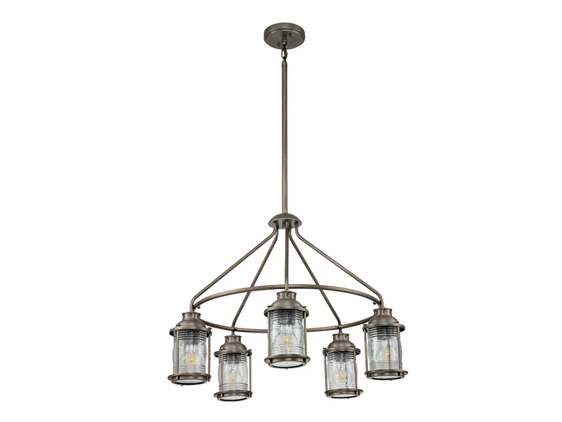 MeineWunschleuchte LED Industrial Pendelleuchte Für Innen & Außen, Bronze Ø66cm 6 MeineWunschleuchte LED Industrial Pendelleuchte Für Innen & Außen, Bronze Ø66cm – Bild 4