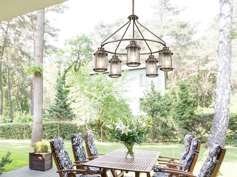 MeineWunschleuchte LED Industrial Pendelleuchte Für Innen & Außen, Bronze Ø66cm 7 MeineWunschleuchte LED Industrial Pendelleuchte Für Innen & Außen, Bronze Ø66cm – Bild 5