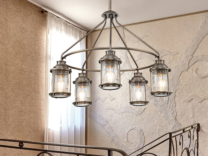 MeineWunschleuchte LED Industrial Pendelleuchte Für Innen & Außen, Bronze Ø66cm 3 MeineWunschleuchte LED Industrial Pendelleuchte Für Innen & Außen, Bronze Ø66cm