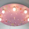Niermann LED Kinder Deckenleuchte, Bunte Blumen Zugschalter Für LED-Schlummerlicht, Rund -Bestes Beleuchtungs Geschäft led kinder deckenleuchte bunte blumen zugschalter