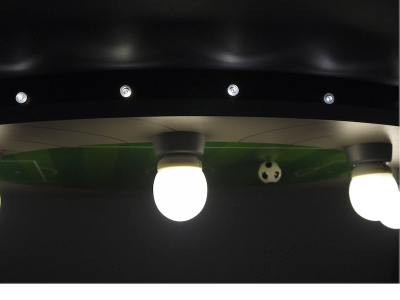Niermann LED Kinder Deckenleuchte Fußball-Stadion Mit Zugschalter Für LED-Schlummerlicht 9 Niermann LED Kinder Deckenleuchte Fußball-Stadion Mit Zugschalter Für LED-Schlummerlicht – Bild 7