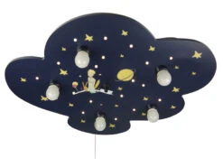 Niermann LED Kinder Deckenleuchte KLEINER PRINZ Zugschalter Für LED-Schlummerlicht