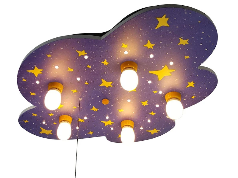 Niermann LED Kinder Deckenleuchte Nachthimmel Sterne Zugschalter Für LED-Schlummerlicht 3 Niermann LED Kinder Deckenleuchte Nachthimmel Sterne Zugschalter Für LED-Schlummerlicht
